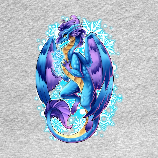 Ice dragon by KaceyMeg